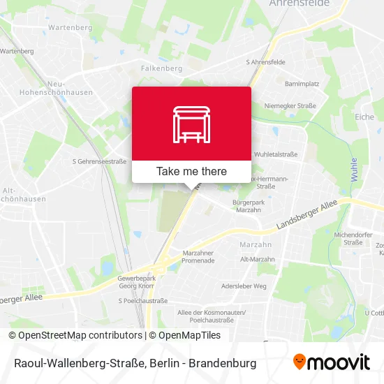 Карта Raoul-Wallenberg-Straße