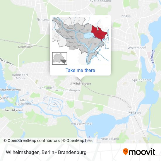 Wilhelmshagen map