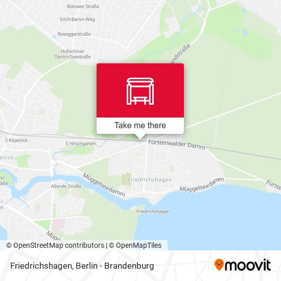 Friedrichshagen map