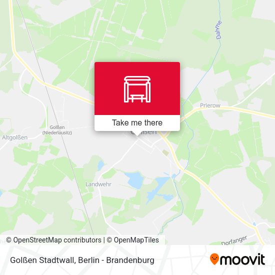 Карта Golßen Stadtwall