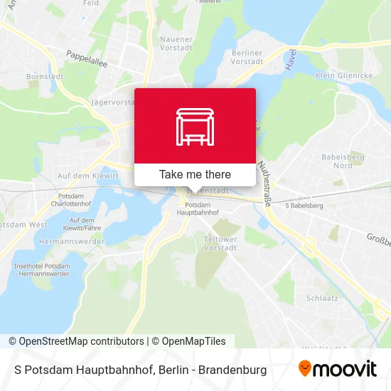 S Potsdam Hauptbahnhof map