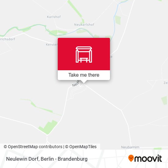 Neulewin Dorf map