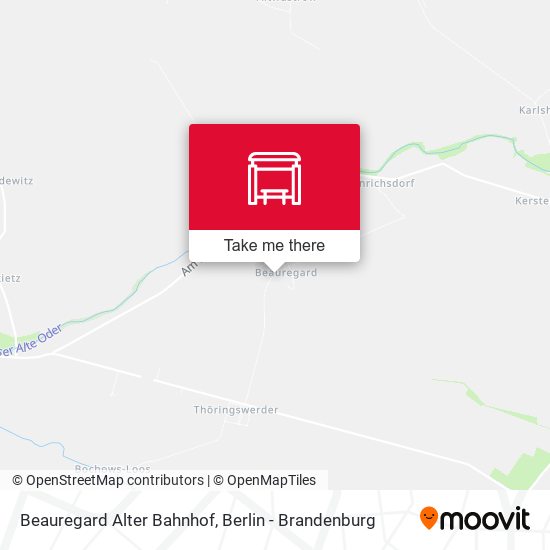 Beauregard Alter Bahnhof map