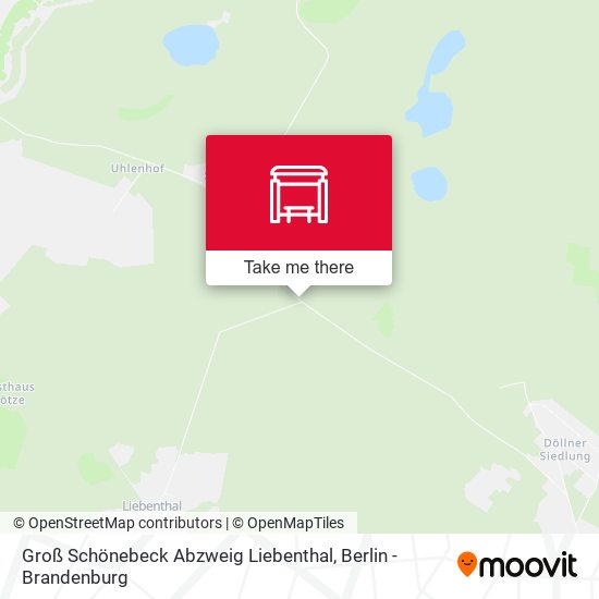 Groß Schönebeck Abzweig Liebenthal map