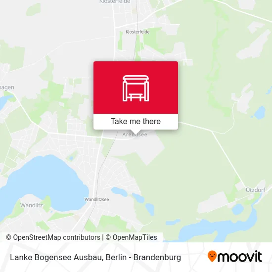 Lanke Bogensee Ausbau map