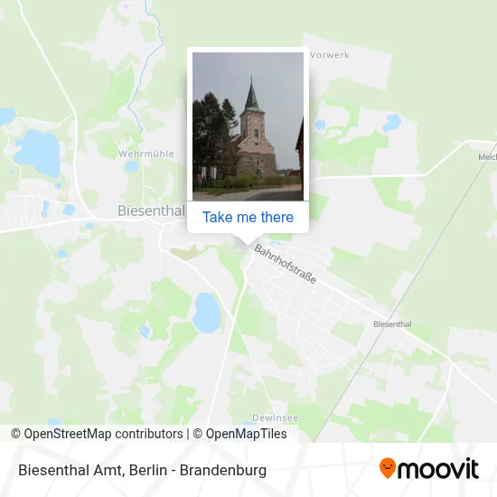 Biesenthal Amt map
