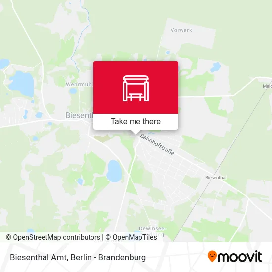 Biesenthal Amt map