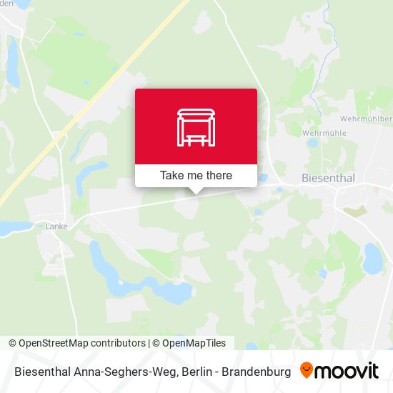 Biesenthal Anna-Seghers-Weg map