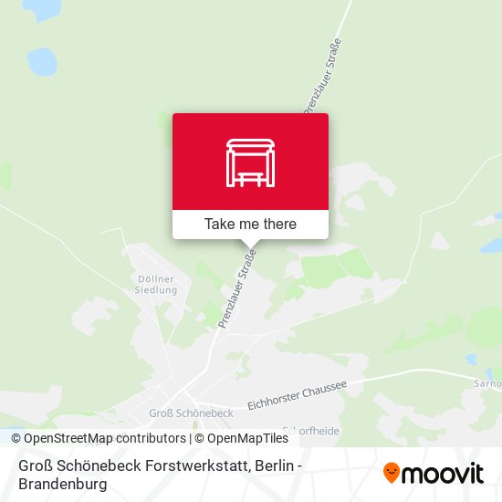 Groß Schönebeck Forstwerkstatt map