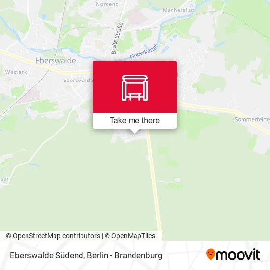 Карта Eberswalde Südend