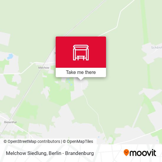 Карта Melchow Siedlung