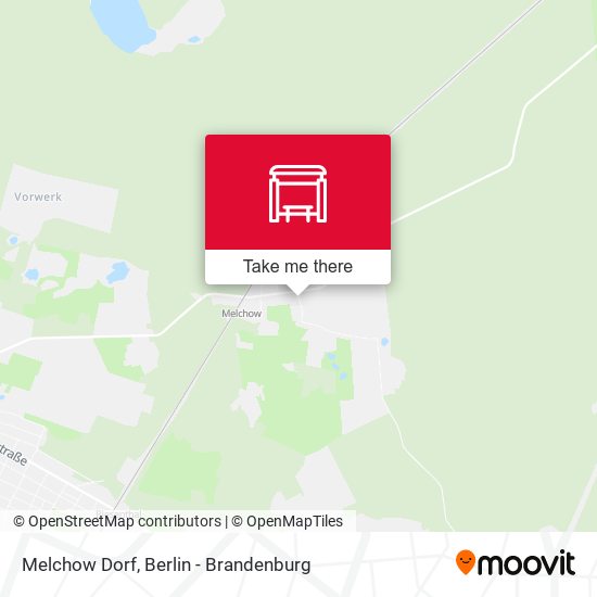 Melchow Dorf map