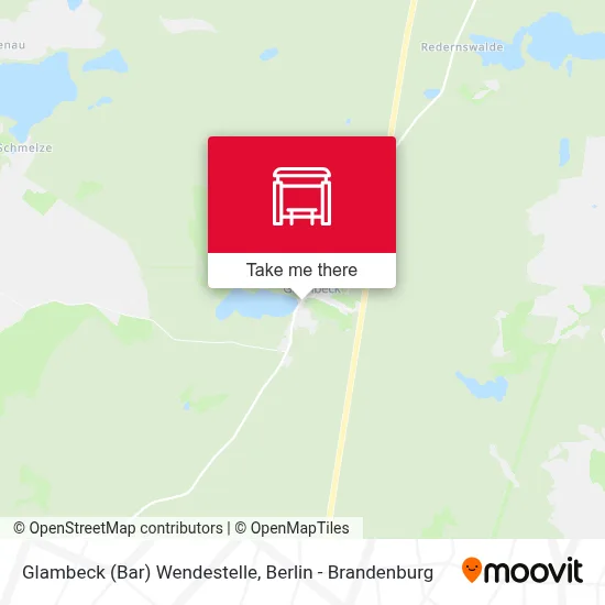 Glambeck (Bar) Wendestelle map