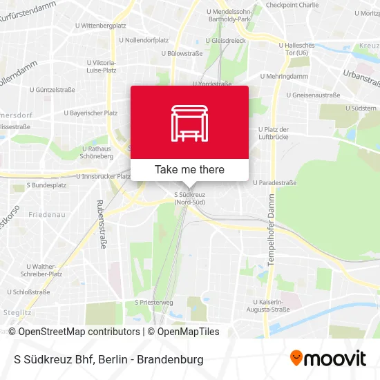 S Südkreuz Bhf map