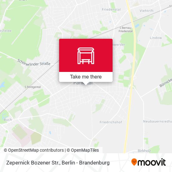 Карта Zepernick Bozener Str.