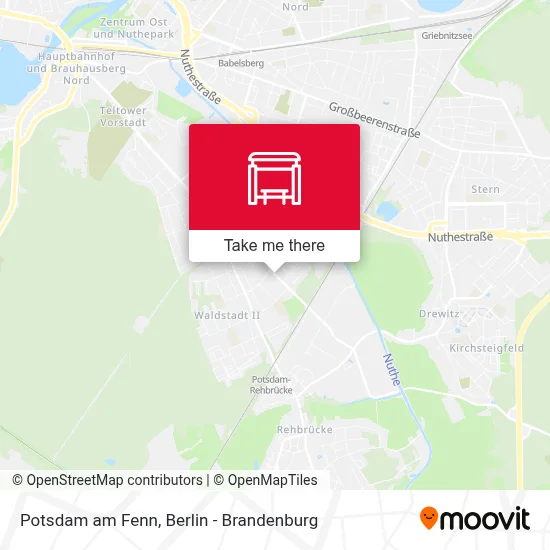 Potsdam am Fenn map