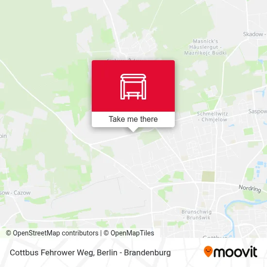 Cottbus Fehrower Weg map