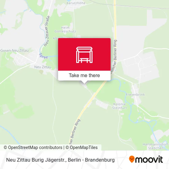 Карта Neu Zittau Burig Jägerstr.