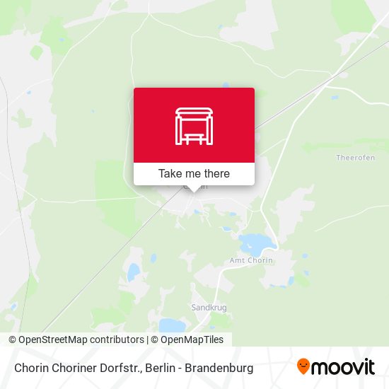 Chorin Choriner Dorfstr. map