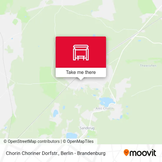 Chorin Choriner Dorfstr. map