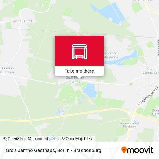 Карта Groß Jamno Gasthaus
