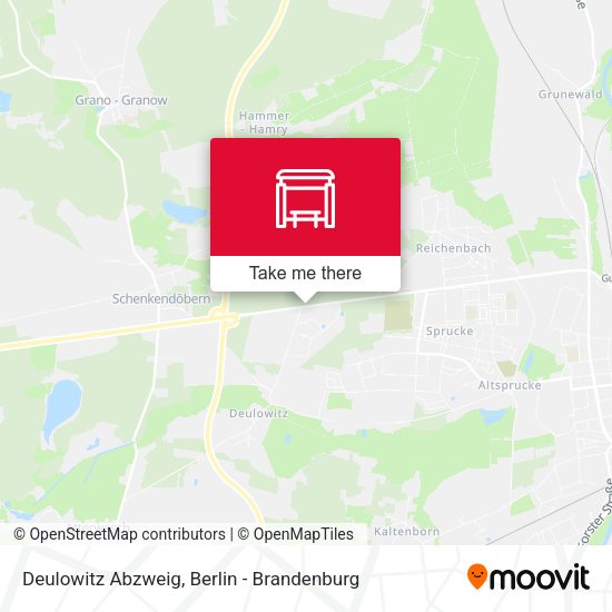Карта Deulowitz Abzweig