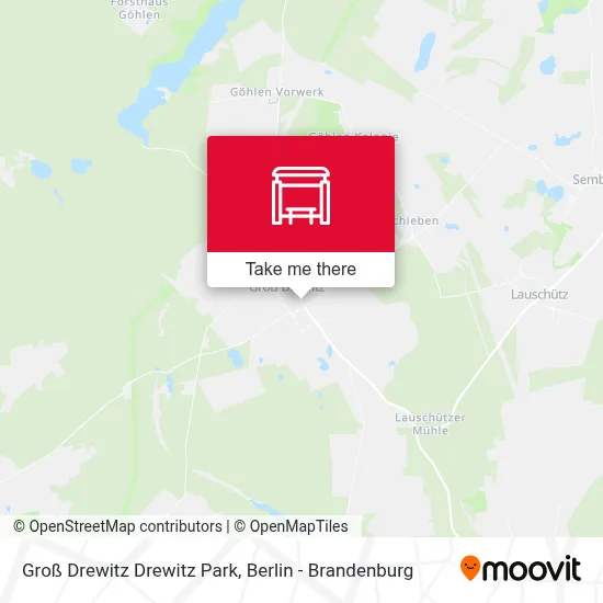 Groß Drewitz Drewitz Park map