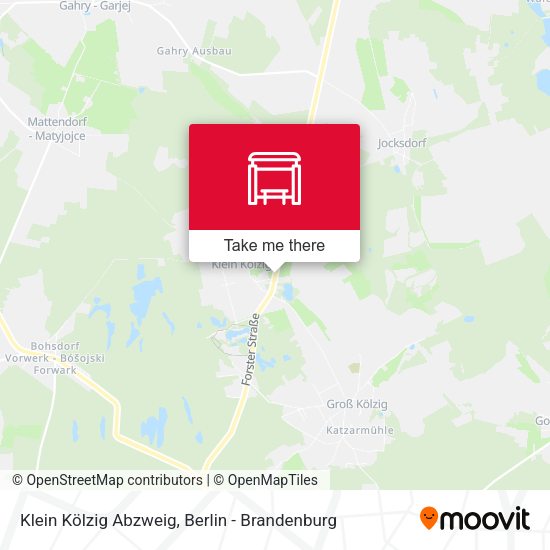 Карта Klein Kölzig Abzweig