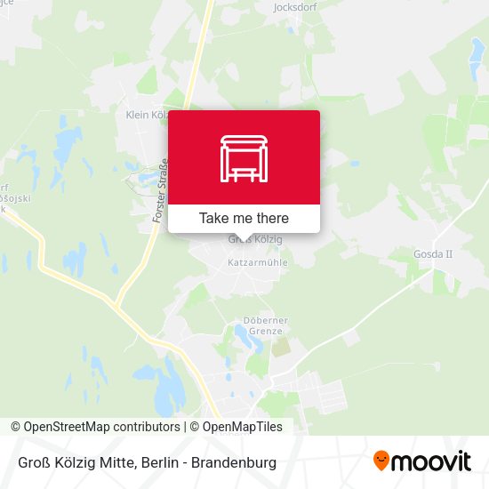 Карта Groß Kölzig Mitte