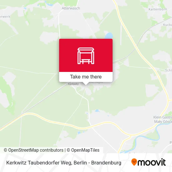 Карта Kerkwitz Taubendorfer Weg
