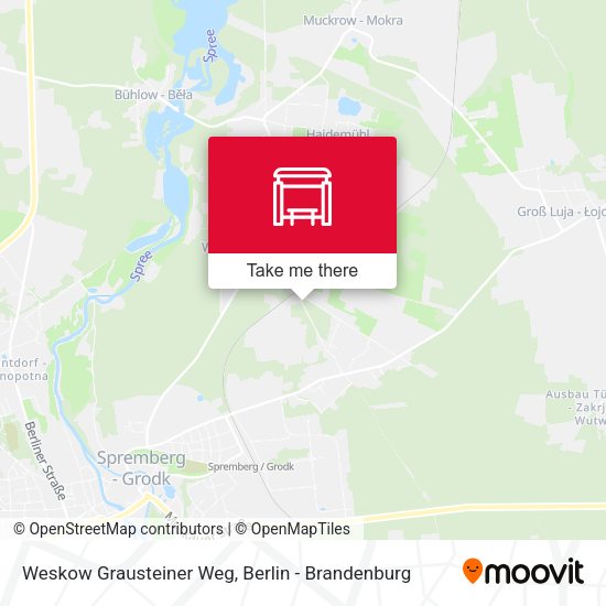 Карта Weskow Grausteiner Weg