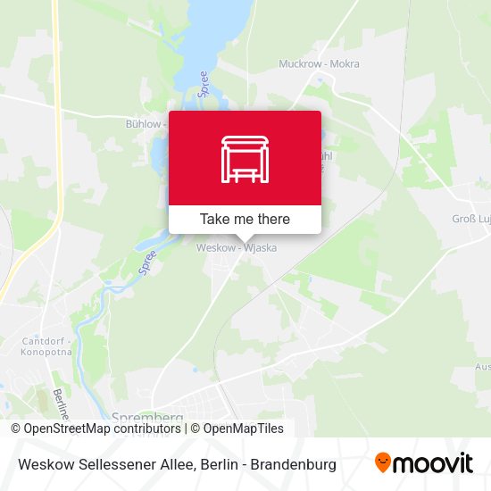 Карта Weskow Sellessener Allee