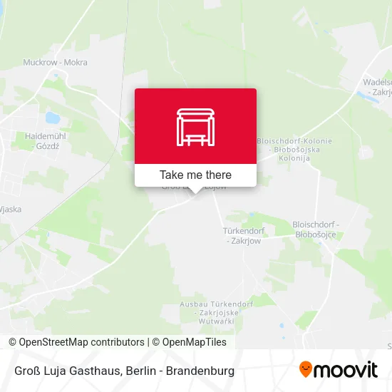 Карта Groß Luja Gasthaus