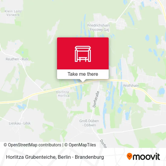 Карта Horlitza Grubenteiche