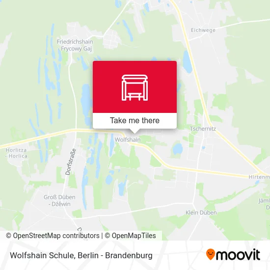 Wolfshain Schule map
