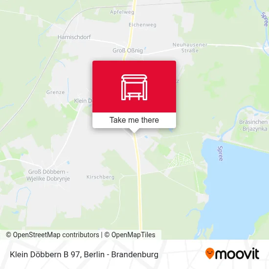Klein Döbbern B 97 map