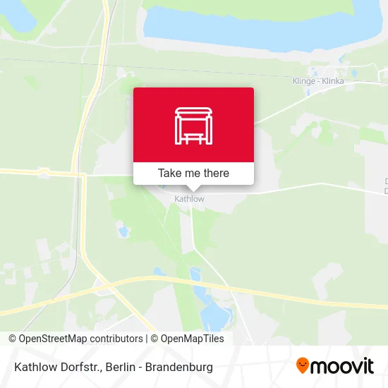 Kathlow Dorfstr. map