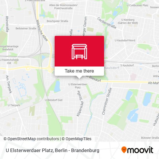 U Elsterwerdaer Platz map