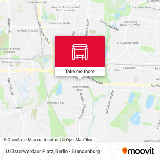 U Elsterwerdaer Platz map