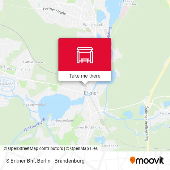 Карта S Erkner Bhf