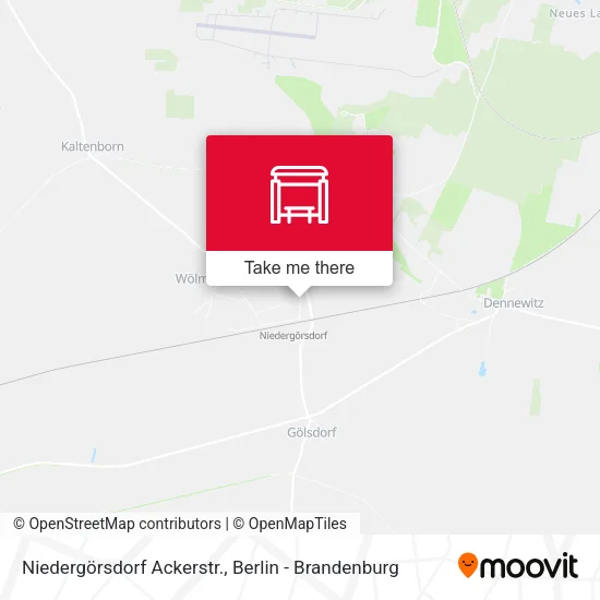 Карта Niedergörsdorf Ackerstr.