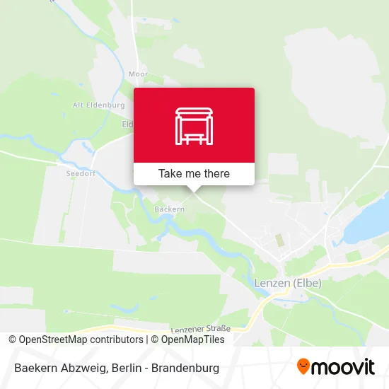 Baekern Abzweig map