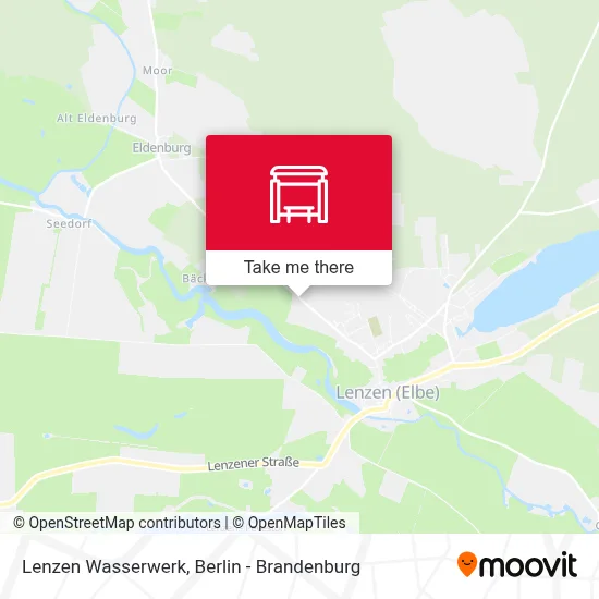 Lenzen Wasserwerk map