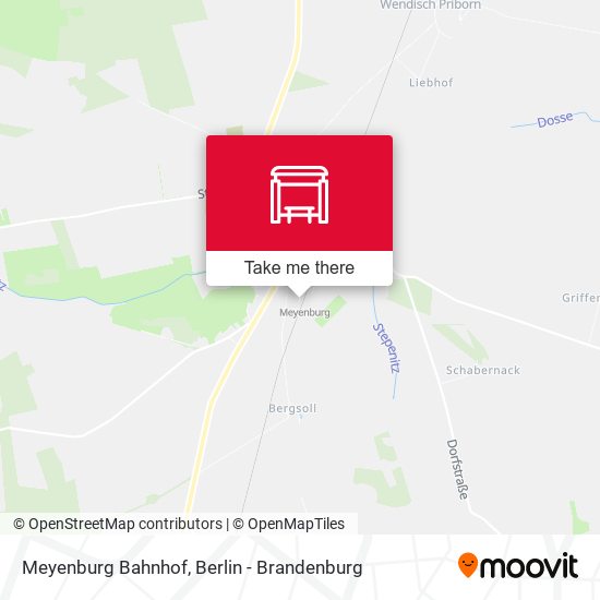 Meyenburg Bahnhof map