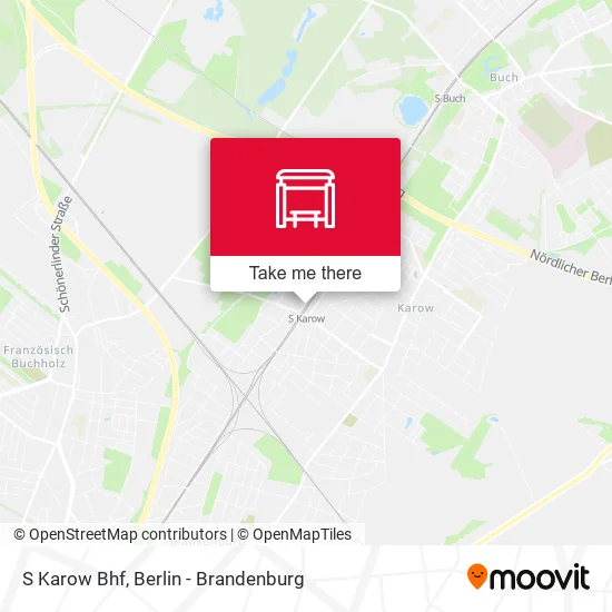 Карта S Karow Bhf