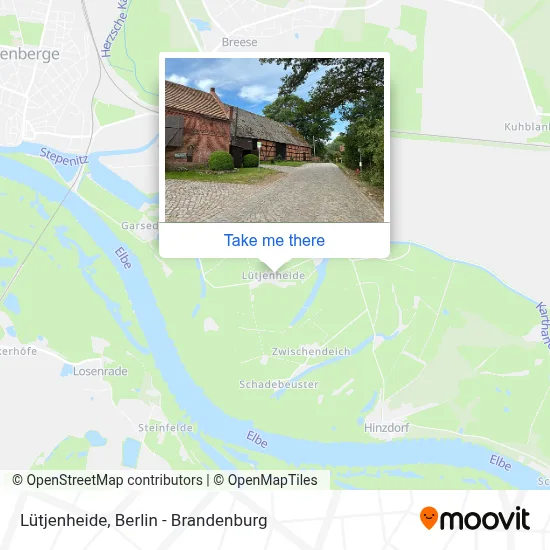 Lütjenheide map