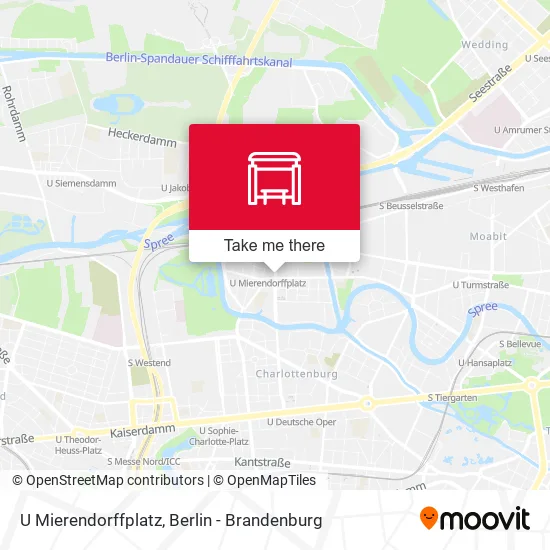 Карта U Mierendorffplatz