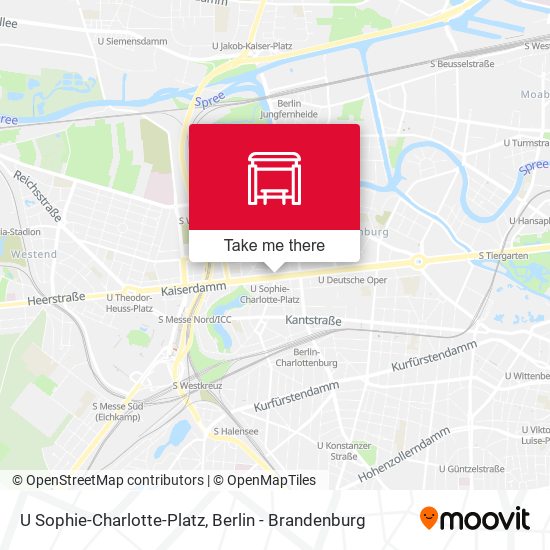 U Sophie-Charlotte-Platz map