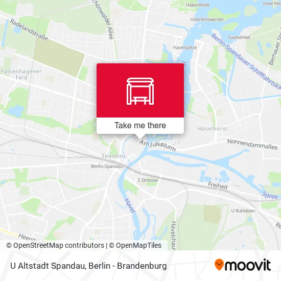 Карта U Altstadt Spandau
