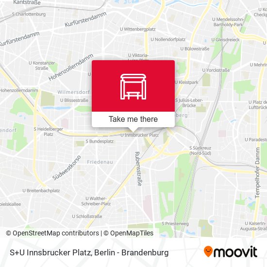 S+U Innsbrucker Platz map